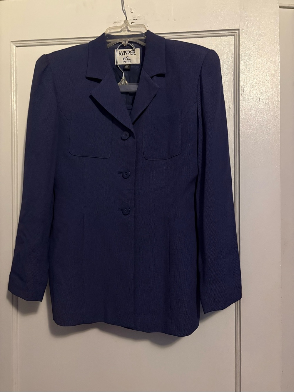 Kasper Women's Navy Tailored Blazer